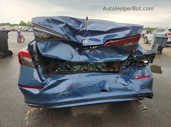 2HGFE2F50TH513230 2026 HONDA CIVIC Blue Widok z tyłu
