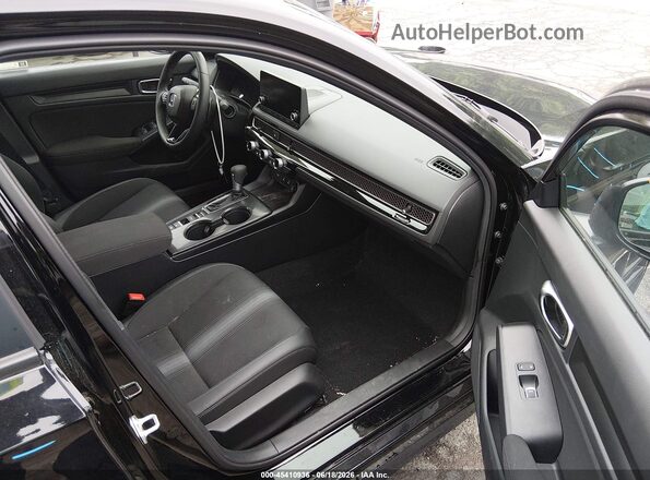 2HGFE2F50TH514524 2026 HONDA CIVIC Black Widok wnętrza z przodu