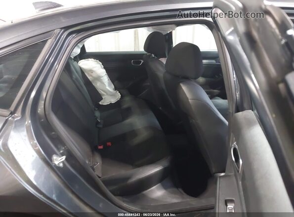 2HGFE2F51NH525809 2022 HONDA CIVIC Blue Vista de la etiqueta del VIN
