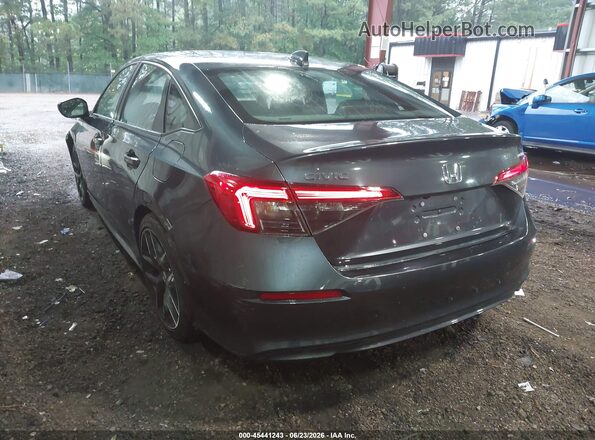 2HGFE2F51NH525809 2022 HONDA CIVIC Blue Trasero izquierdo