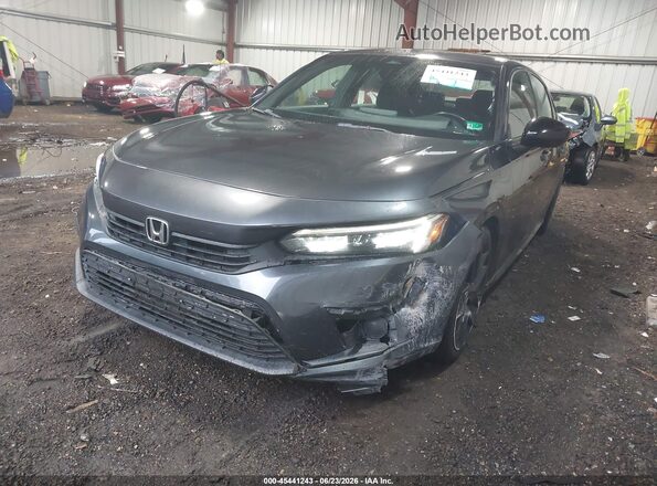 2HGFE2F51NH525809 2022 HONDA CIVIC Blue Vista tres cuartos delantera izquierda