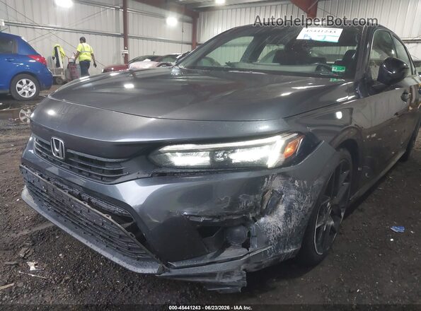 2HGFE2F51NH525809 2022 HONDA CIVIC Blue Vista frontal