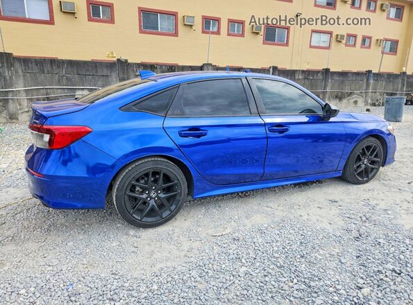 2HGFE2F51NH528077 2022 HONDA CIVIC Blue Tył prawy