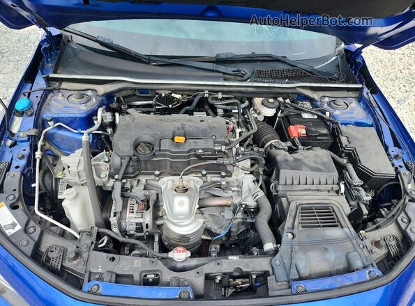 2HGFE2F51NH528077 2022 HONDA CIVIC Blue Widok wnętrza z tyłu