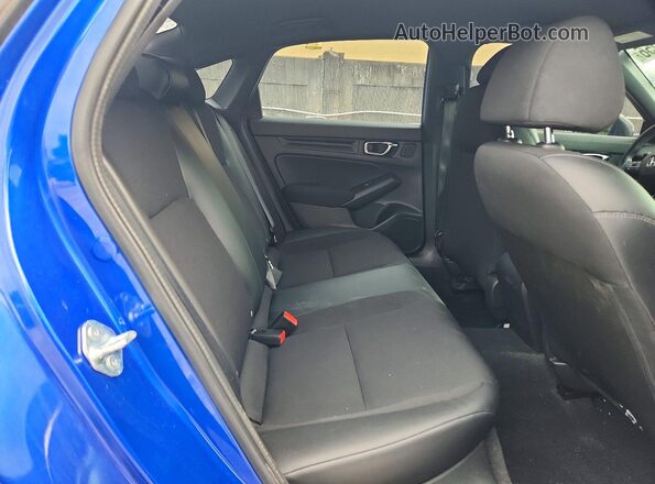 2HGFE2F51NH528077 2022 HONDA CIVIC Blue Widok tylnych siedzeń