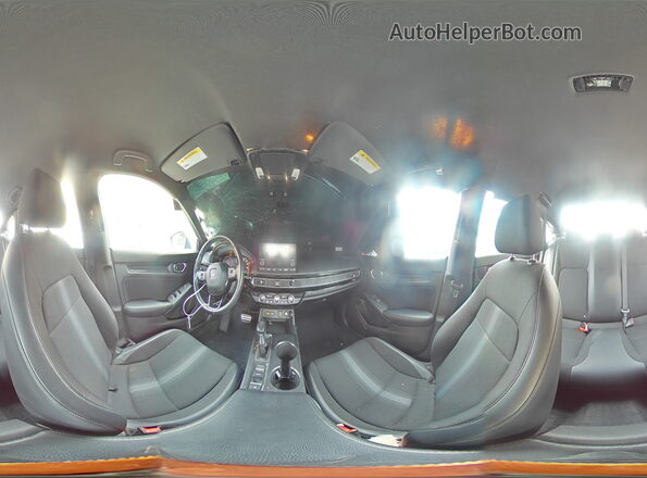 2HGFE2F51NH528077 2022 HONDA CIVIC Blue Widok naklejki z numerem VIN