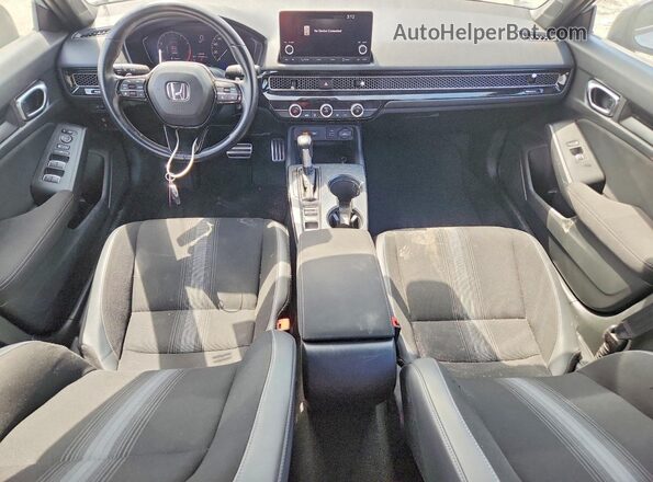 2HGFE2F51NH539418 2022 HONDA CIVIC Gray Dashboard view