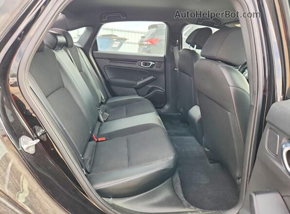 2HGFE2F51NH546403 2022 HONDA CIVIC Black Հետևի նստատեղերի տեսք