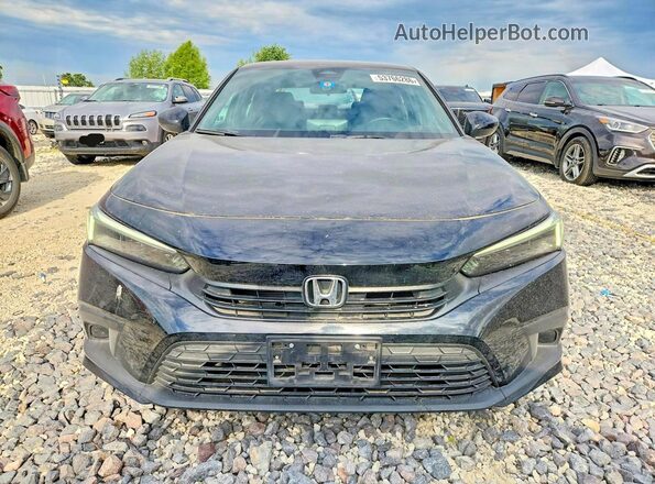 2HGFE2F51NH546403 2022 HONDA CIVIC Black Դիմացի տեսք