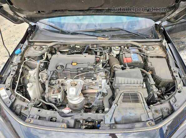2HGFE2F51NH546403 2022 HONDA CIVIC Black Սալոնի հետևի տեսք