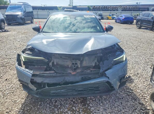 2HGFE2F51NH547132 2022 HONDA CIVIC Blue Вид спереду
