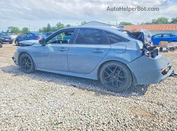 2HGFE2F51NH547132 2022 HONDA CIVIC Blue Задня ліва чверть
