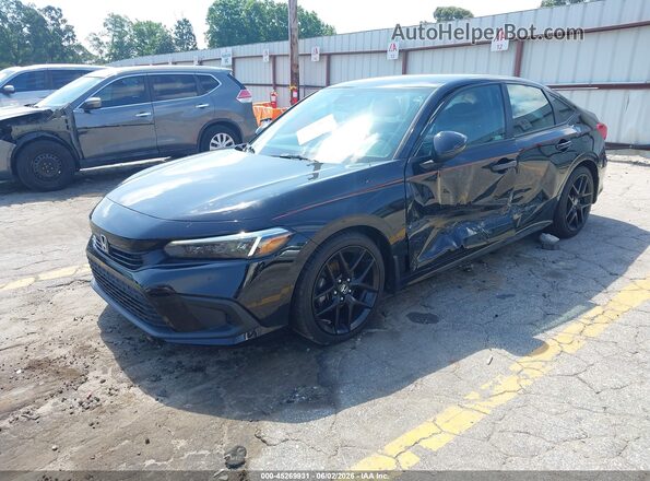 2HGFE2F51NH571401 2022 HONDA CIVIC Черный Передняя левая четверть
