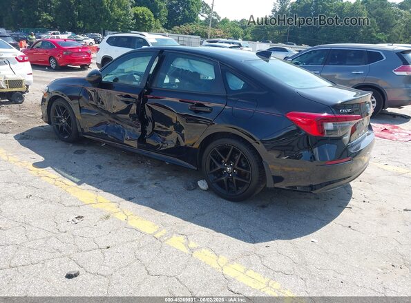 2HGFE2F51NH571401 2022 HONDA CIVIC Черный Задняя левая четверть