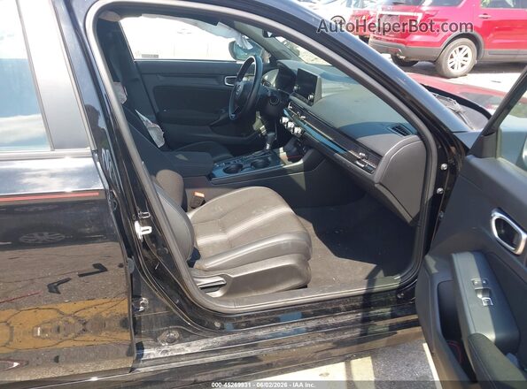 2HGFE2F51NH571401 2022 HONDA CIVIC Черный Вид салона спереди