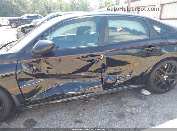 2HGFE2F51NH571401 2022 HONDA CIVIC Черный Вид спереди