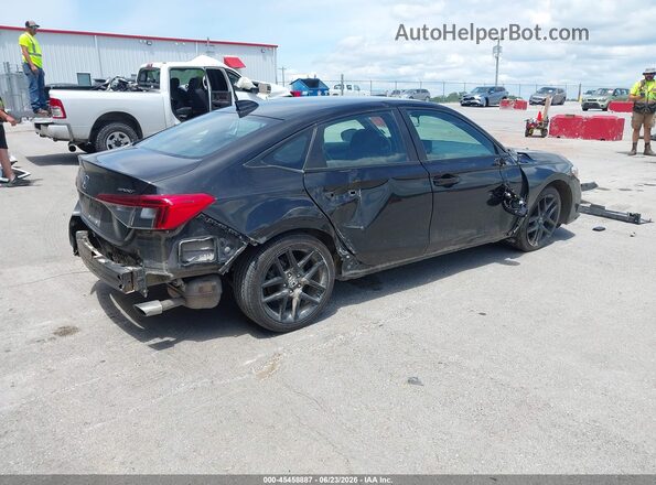 2HGFE2F51NH581815 2022 HONDA CIVIC Black Trasero derecho