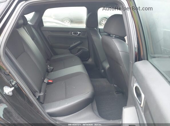2HGFE2F51NH596198 2022 HONDA CIVIC Black Vista de la etiqueta del VIN