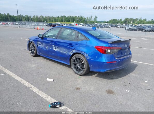 2HGFE2F51PH523075 2023 HONDA CIVIC Blue Tył lewy