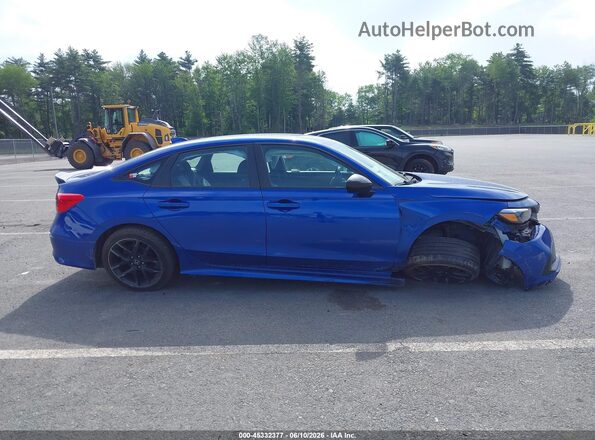 2HGFE2F51PH523075 2023 HONDA CIVIC Blue Widok zestawu wskaźników