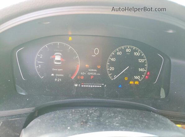 2HGFE2F51RH594750 2024 HONDA CIVIC Gray Instrument cluster view