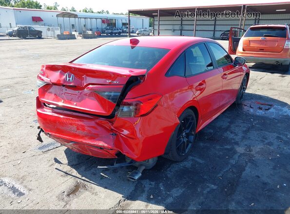 2HGFE2F51RH596501 2024 HONDA CIVIC Red Задня права чверть