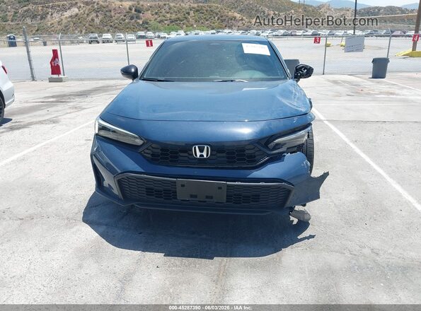 2HGFE2F51SH516684 2025 HONDA CIVIC Blue Սարքավորումների վահանակի տեսք