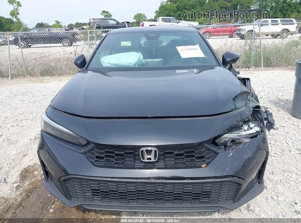 2HGFE2F51SH518905 2025 HONDA CIVIC Black ხელსაწყოთა პანელის ხედი