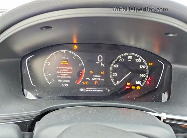 2HGFE2F51SH553833 2025 HONDA CIVIC Белый Вид щитка приборов