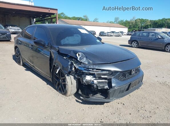 2HGFE2F51SH568879 2025 HONDA CIVIC Gray Դիմացի տեսք