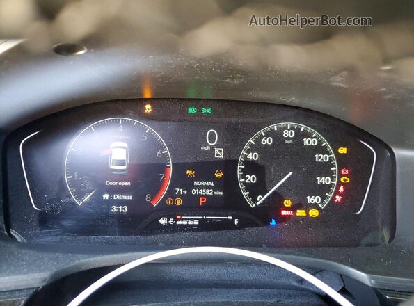 2HGFE2F51SH592101 2025 HONDA CIVIC White Widok zestawu wskaźników