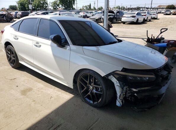 2HGFE2F51SH592101 2025 HONDA CIVIC White Przód prawy