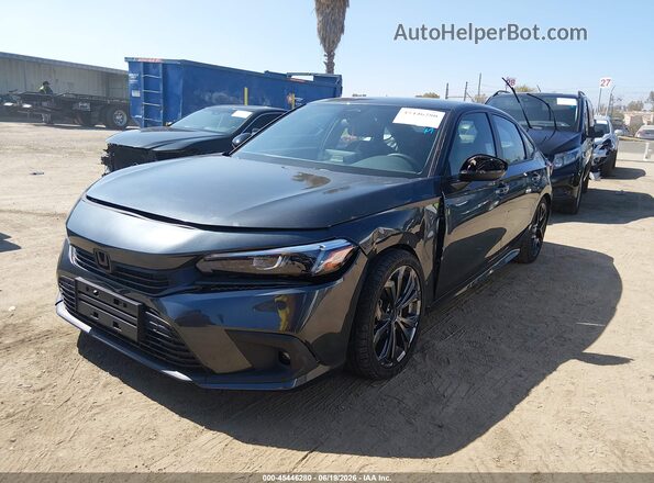 2HGFE2F51TH540310 2026 HONDA CIVIC Gray Առջևի ձախ երեք քառորդ տեսարան
