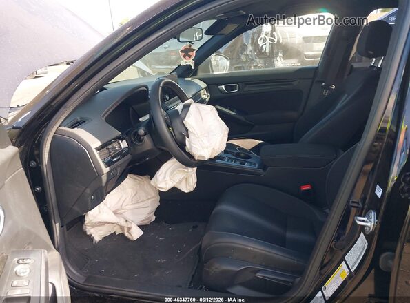 2HGFE2F51TH555440 2026 HONDA CIVIC Black Front interior view