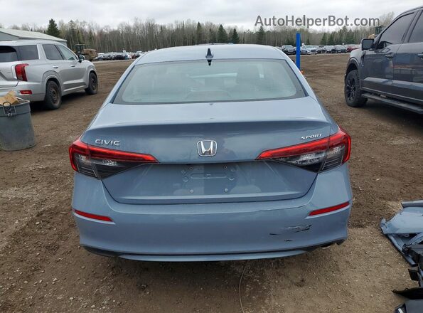 2HGFE2F52NH117139 2022 HONDA CIVIC Gray Widok z tyłu