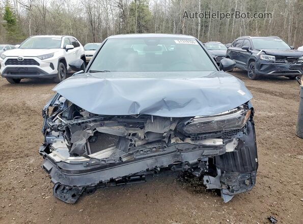 2HGFE2F52NH117139 2022 HONDA CIVIC Gray Widok z przodu