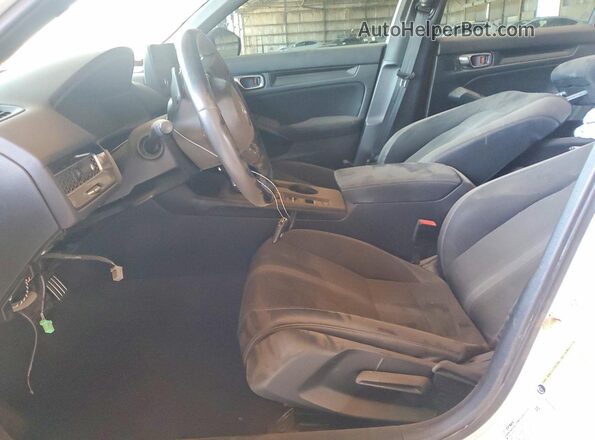 2HGFE2F52NH514818 2022 HONDA CIVIC Белый Вид салона спереди