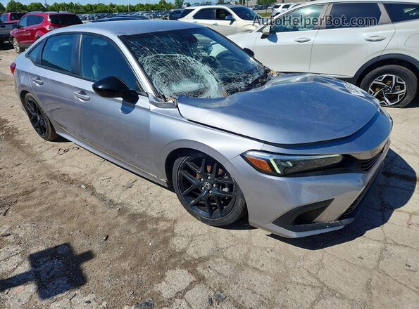 2HGFE2F52NH530534 2022 HONDA CIVIC Silver Передня права чверть