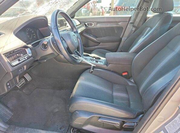 2HGFE2F52NH530534 2022 HONDA CIVIC Silver Вид салону спереду