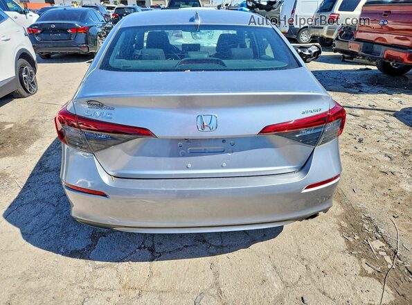 2HGFE2F52NH530534 2022 HONDA CIVIC Silver Вид ззаду