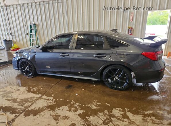 2HGFE2F52NH534583 2022 HONDA CIVIC Серый Задняя левая четверть