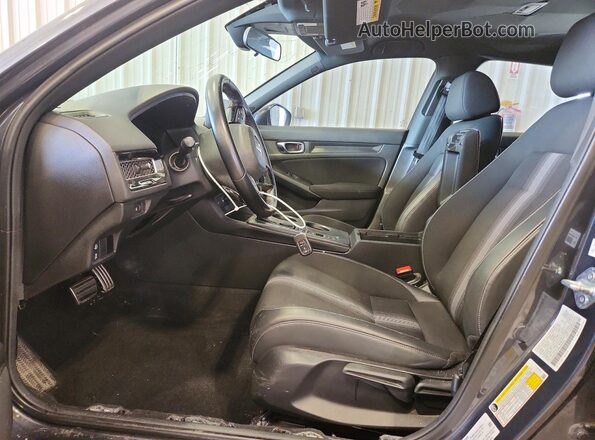 2HGFE2F52NH534583 2022 HONDA CIVIC Серый Вид салона спереди