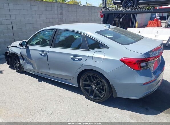 2HGFE2F52NH561332 2022 HONDA CIVIC Light Blue Rear left