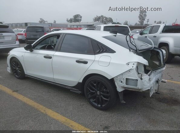 2HGFE2F52NH579118 2022 HONDA CIVIC Белый Задняя левая четверть