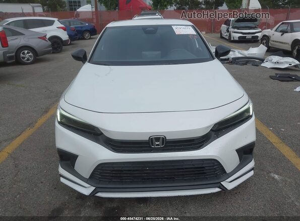2HGFE2F52NH579118 2022 HONDA CIVIC Белый Вид задней части салона