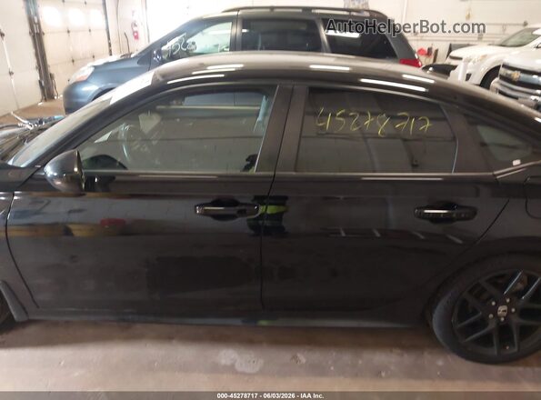 2HGFE2F52NH583699 2022 HONDA CIVIC Black Սալոնի 360 աստիճան տեսք