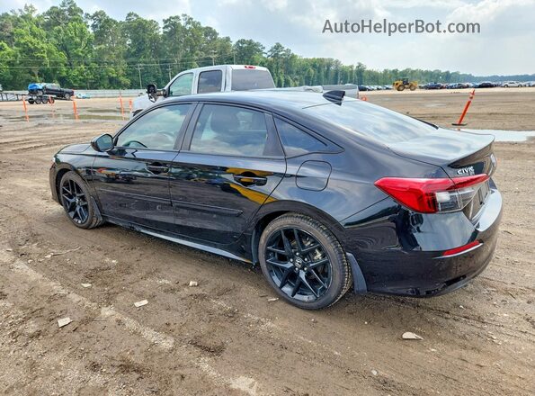 2HGFE2F52NH596467 2022 HONDA CIVIC Black Tył lewy