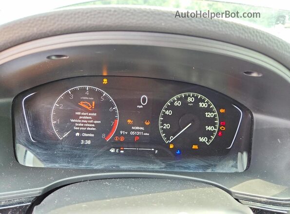2HGFE2F52NH596467 2022 HONDA CIVIC Black Widok zestawu wskaźników