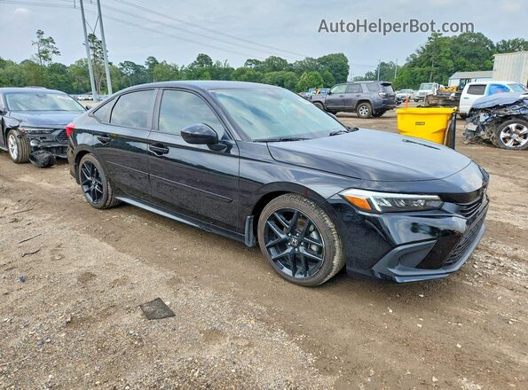 2HGFE2F52NH596467 2022 HONDA CIVIC Black Przód prawy