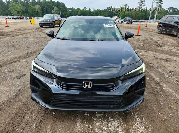 2HGFE2F52NH596467 2022 HONDA CIVIC Black Widok z przodu